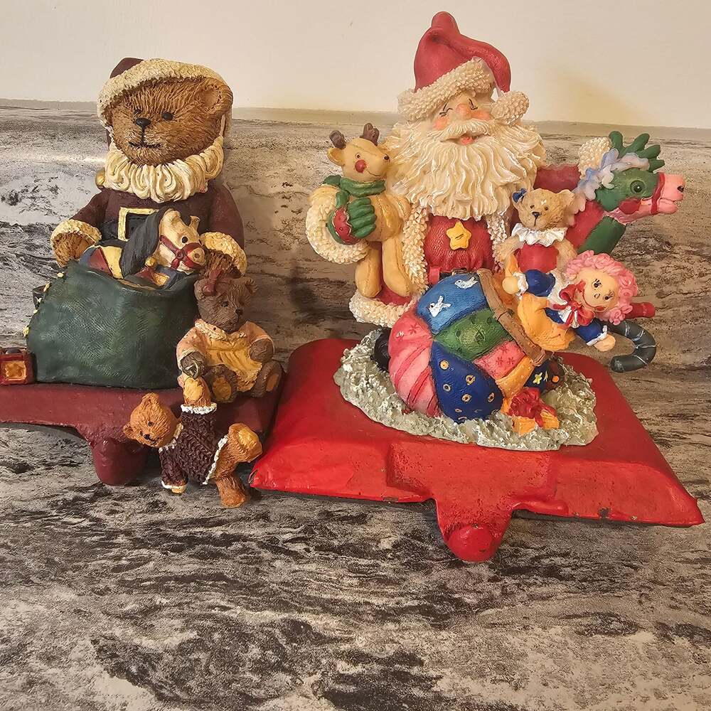 Vintage Santa Claus with Bag of Toys Figurine